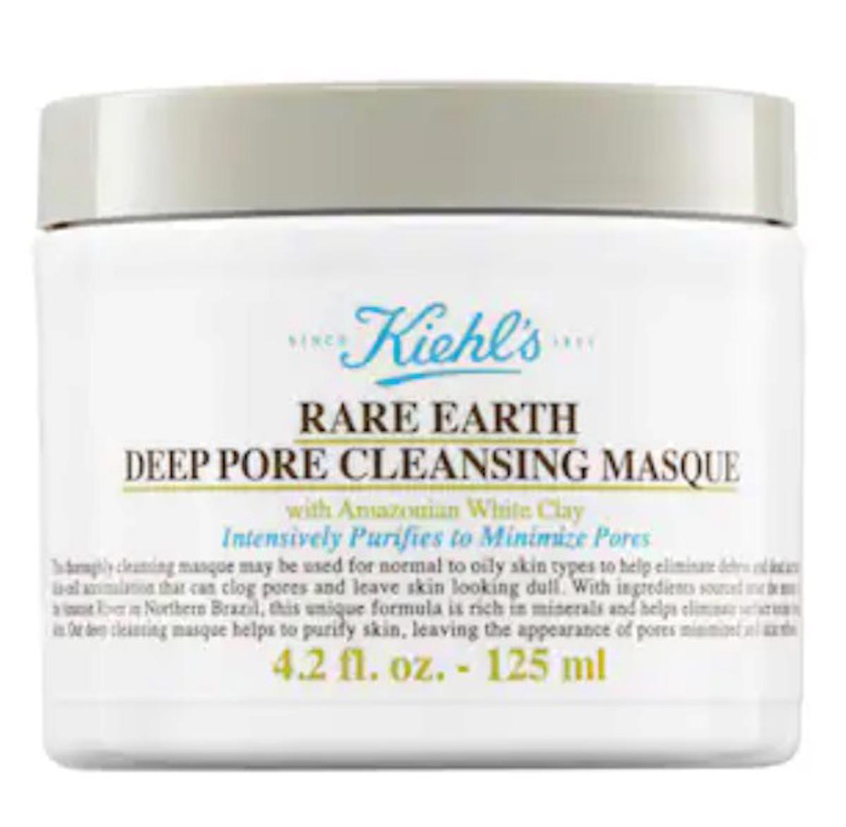 Kiehls Rare Earth Deep Pore Cleansing Killi Krem Yüz Maskesi 125 ml