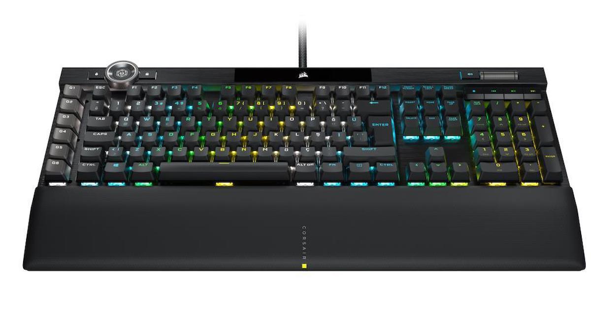 Corsair CH-912A01A Türkçe Q RGB 104 Tuşlu Kablolu Siyah Mekanik Gaming Klavye