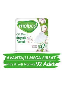 Molped Pure & Soft İnce 92'li Hijyenik Ped 1 Adet