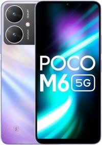 Poco M6 5G 128 GB Hafıza 4 GB Ram 6.74 inç 64 MP Çift Hatlı IPS LCD Ekran Android Akıllı Cep Telefonu Mor