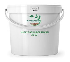 Diyarından Hatay Tatlı Orta Tuzlu Biber Salçası 20 kg