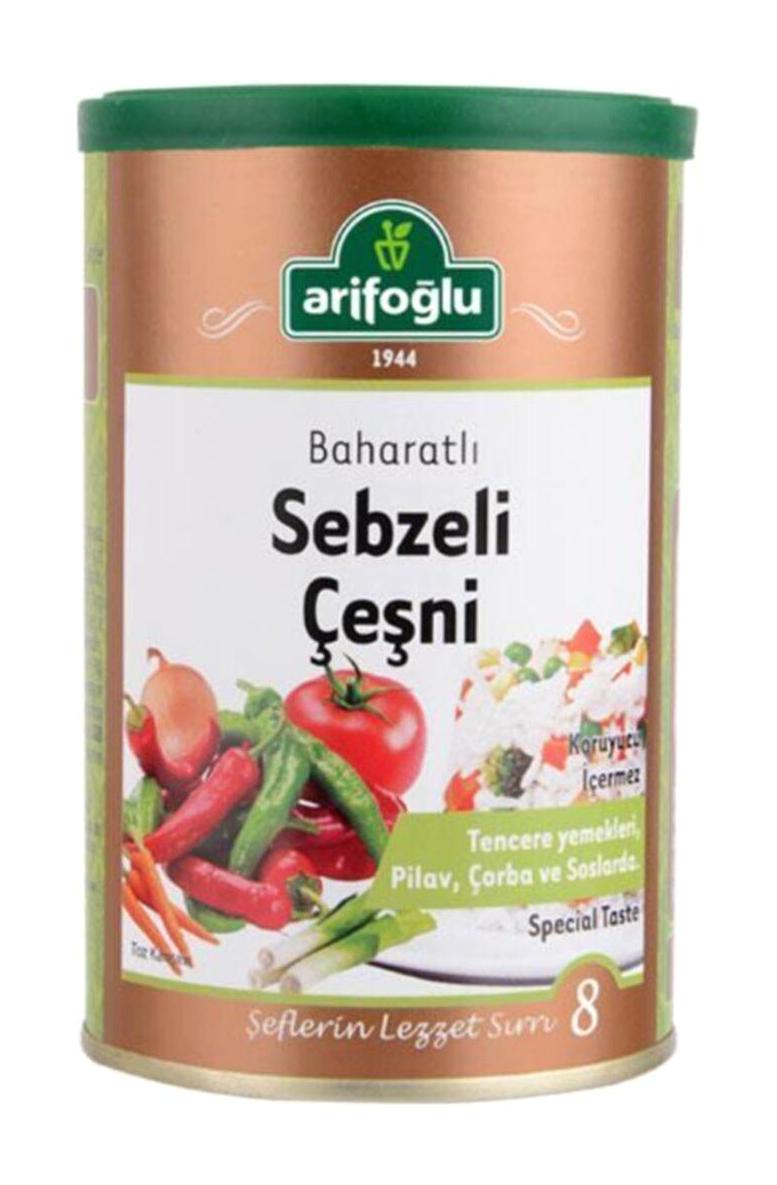 Arifoğlu Vegan Teneke Sebzeli Çeşni Toz 220 gr