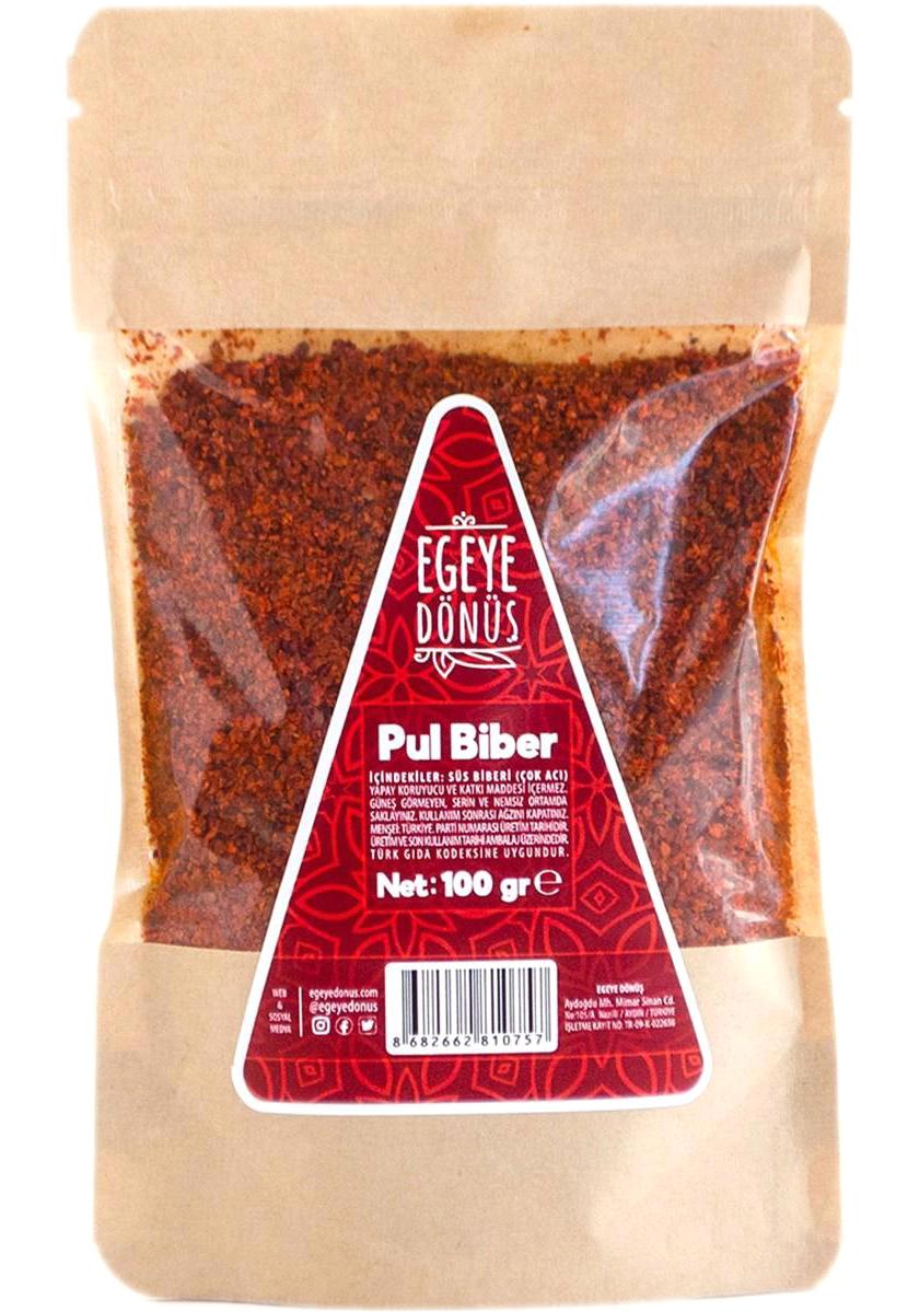 Egeye Dönüş Çok Acı Pul Biber Toz 100 gr