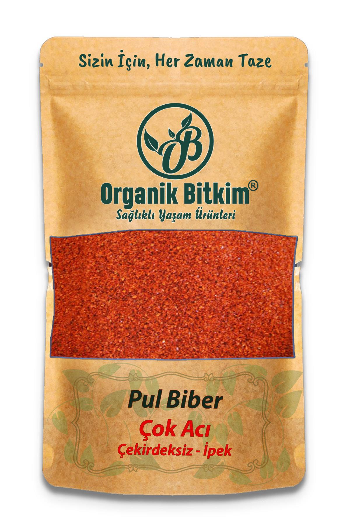 Organik Bitkim Acı Pul Biber Toz 500 gr