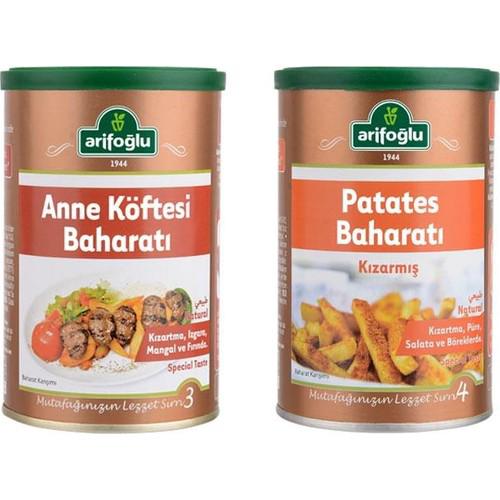 Arifoğlu Doğal Patates Baharatı Toz 200 gr + Anne Köftesi Baharatı 150 gr