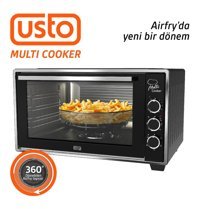 Usto 2115 50 lt Midi Fırın Siyah