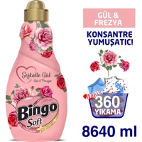 Bingo Soft Şefkatle Gül 60 Yıkama Yumuşatıcı 6x1.44 lt