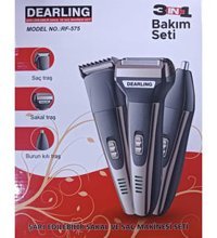 Dearling RF-573 Saç Sakal Kuru Tıraş Makinesi Gri