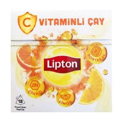 Lipton Limon - Portakal Bitki Çayı 3 x 18 adet