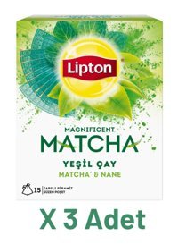 Lipton Matcha Nane Bitki Çayı 3 x 15 adet