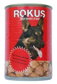 Rokus Dana Etli Yetişkin Yaş Köpek Maması 410 gr