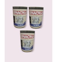 Snacky Chunk Gravy Somonlu Yetişkin Yaş Köpek Maması 400 gr 3'lü