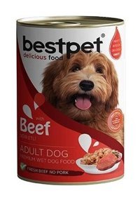 Bestpet Delicious Food Sığır Etli Yaş Köpek Maması 400 gr