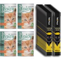 Daisy Premium Tavuk Yavru Yaş Kedi Maması 4x400 gr