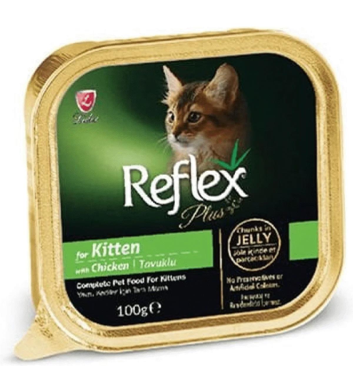 Reflex Plus Jöle Tavuk Yavru Yaş Kedi Maması 100 gr