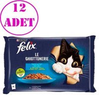 Felix Multipack Somonlu - Ton Balıklı Yetişkin Yaş Kedi Maması 85 gr