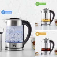 Karaca Cam 1.7 lt 2200 w Işıklı Klasik Şeffaf Kettle