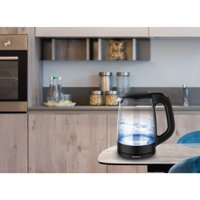 Kumtel Cam 2 lt 2200 W Işıklı Klasik Şeffaf Kettle