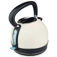 Fakir Goldie Çelik 1.7 lt 2200 W Işıklı Retro Krem Kettle