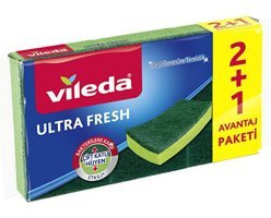 Vileda Ultra Fresh Bulaşık Süngeri 3'lü