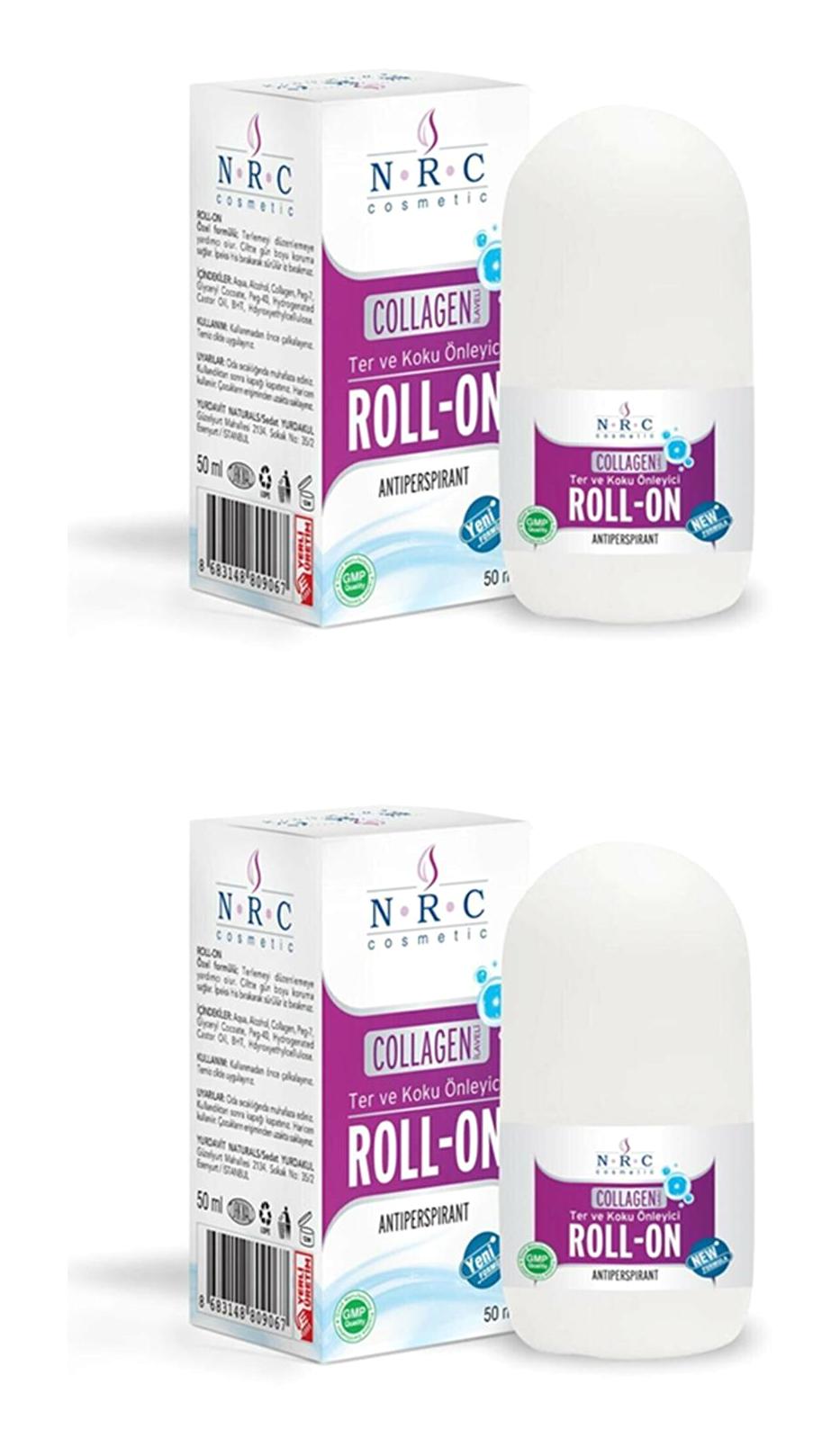 Nrc Collagen İlaveli Antiperspirant Roll-On Kadın Deodorant 2x50 ml