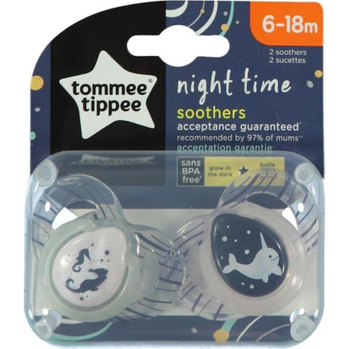 Tommee Tippee 6-18 Ay 2'Li Lacivert Emzik