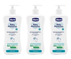 Chicco Baby Moments Aynısefa Bebek Şampuanı 3x750 ml