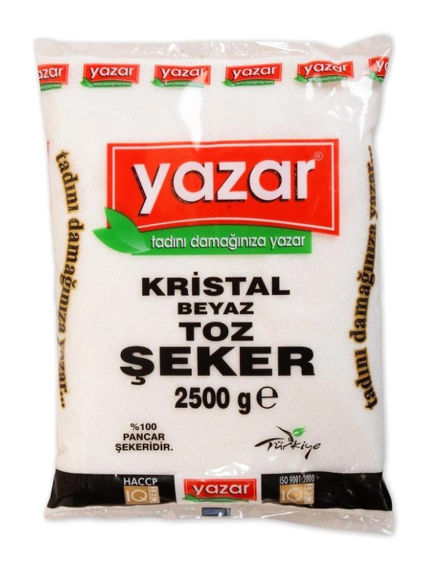 Yazar Kristal Toz Şeker 10x2.5 kg