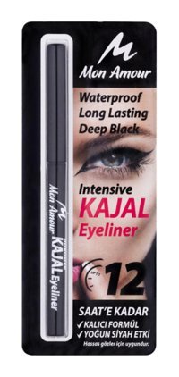 Mon Amour Kajal Mat Siyah Kalıcı İnce Uçlu Kalem Eyeliner