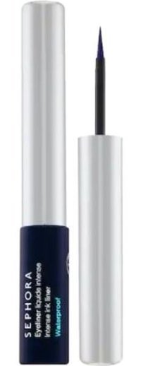 Sephora Intense Ink Lıner Matte 03 Suya Dayanıklı Metalik-Saten Dark Navy İnce Uçlu Likit Eyeliner