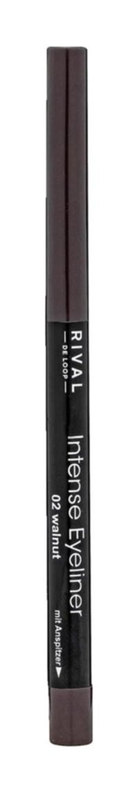 Rival De Loop Intense 02 Suya Dayanıklı Mat Ceviz Kalıcı İnce Uçlu Kalem Eyeliner