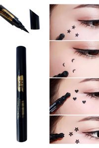 Mt Cosmetics Çift Taraflı Mat Siyah İnce Uçlu Kalem Eyeliner