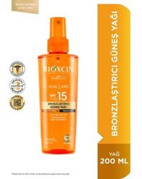 Bioxcin 15 Faktör Vücut İçin Bronzlaştırıcı Yağ 200 ml