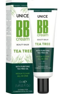 Unice Tea Tree Tüm Ciltler İçin BB Krem Koyu Ton