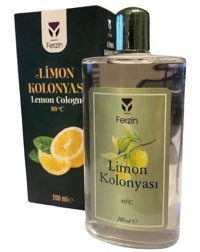 Ferzin Limon Cam Şişe Kolonya 200 ml