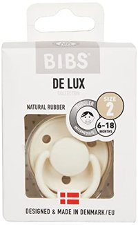 Bibs De Lux No:2 Ivory 6-18 Ay Kauçuk Emzik Beyaz