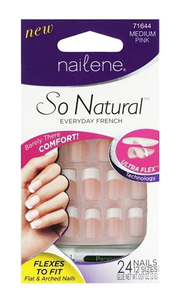 Nailene So Natural 71644 French 24'lü Kare Takma Tırnak