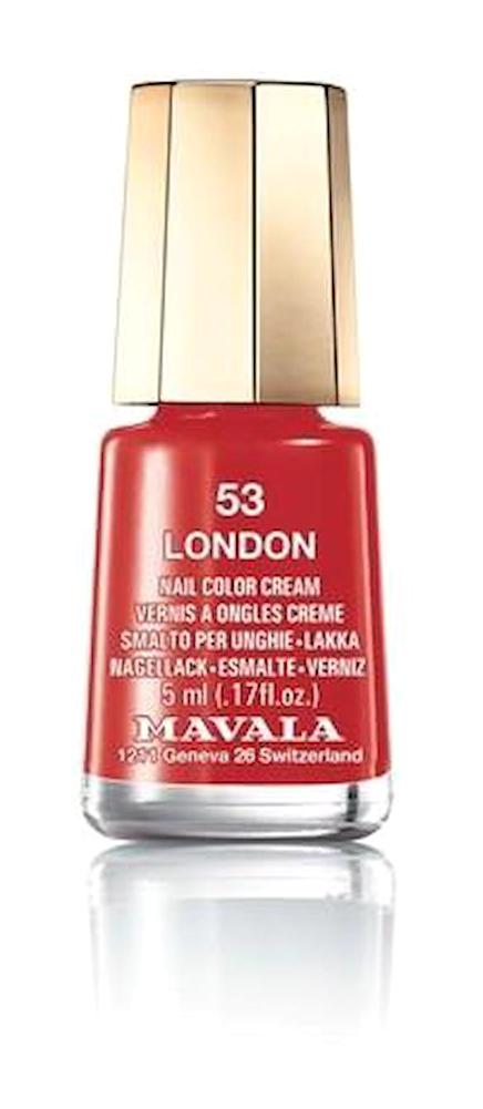 Mavala 53 London Kırmızı Parlak Oje