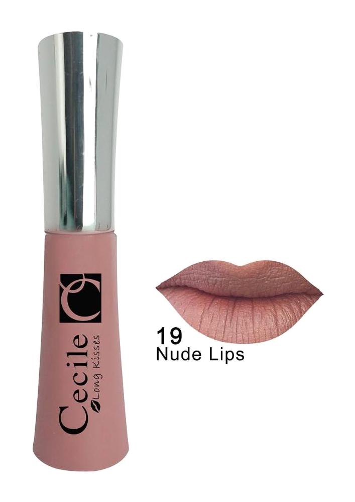 Cecile 33 Nude Lips Kalıcı Mat Likit Fırçalı Ruj