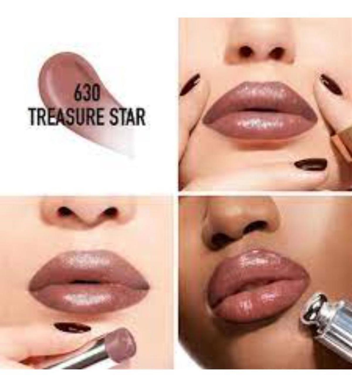 Dior 630 Treasure Star Kalıcı Işıltılı Krem Lipstick Ruj