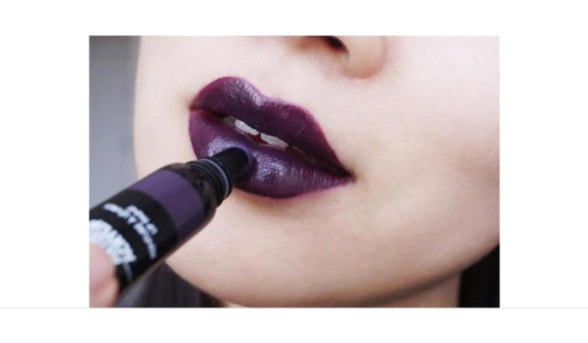 Make Up For Ever 600 - Dark Purple Parlak Jel Tüp Ruj