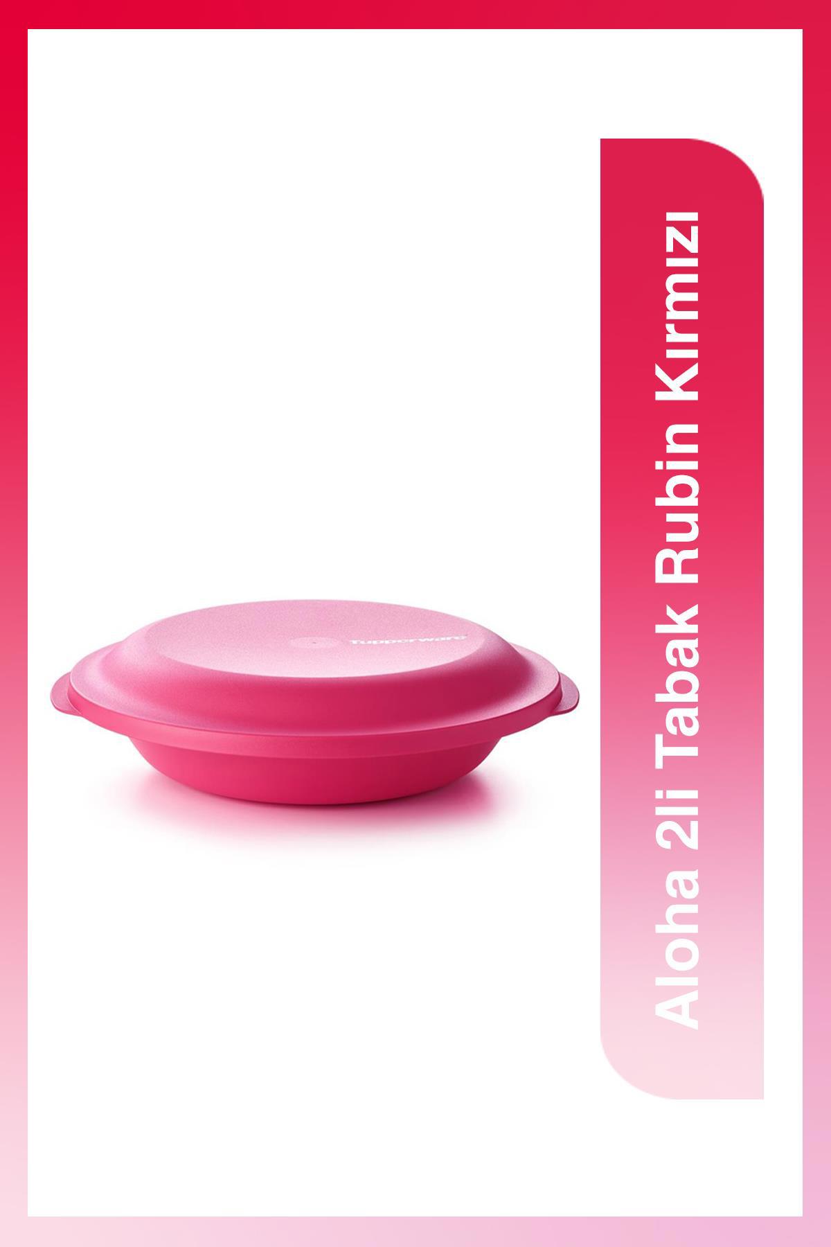 Tupperware 2 Parça Yuvarlak Plastik Saklama Kabı