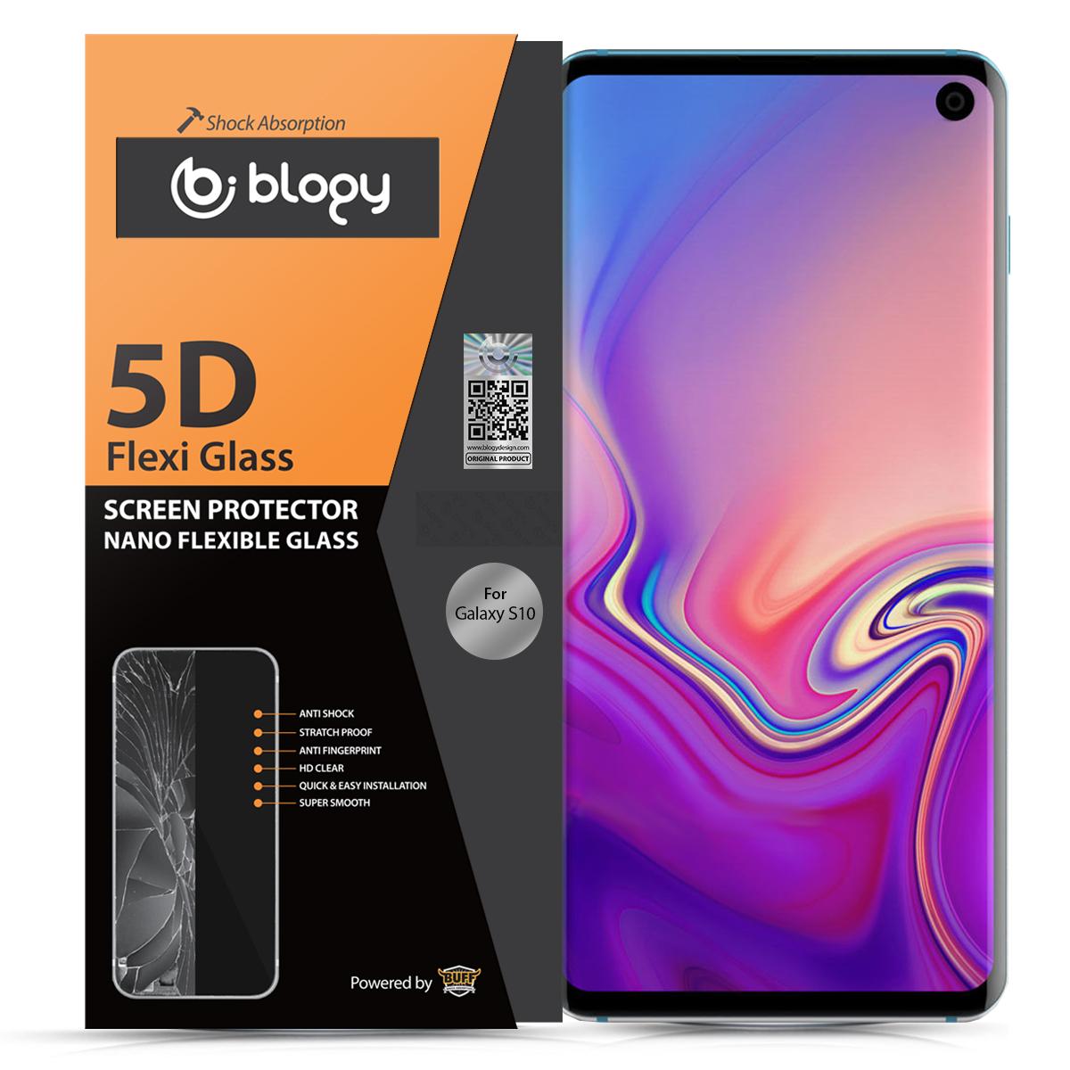 Blogy Samsung Galaxy S10e Silikon Parlak Ekran Koruyucu