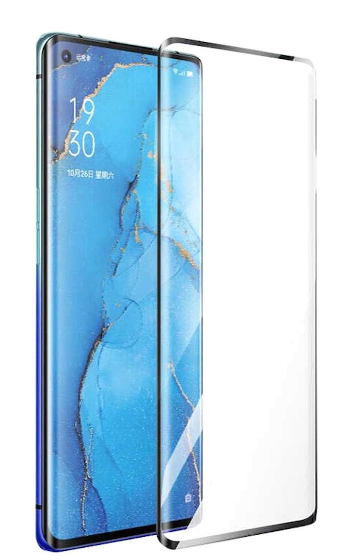 Kılıfist Oppo Reno 4 Pro Metal Parlak Ekran Koruyucu