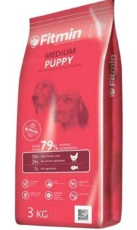 Fitmin Medium Tavuklu Yavru Kuru Köpek Maması 3 kg