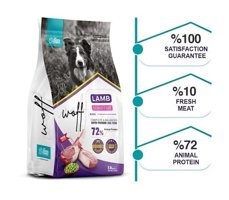 Woff Sensitive Kuzu Etli Köpek Ödül Maması 12 kg