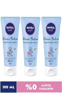 Nivea Baby Hassas Bakım Pişik Önleyici Kremi 3x100 ml