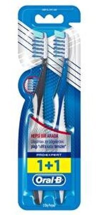 Oral-B Pro-Expert Komple 7 Orta Diş Fırçası Mavi Siyah