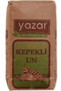 Yazar Tam Buğday Kepekli Un 1 kg