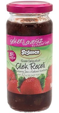 Seğmen Şeker İlavesiz Çilek Reçeli 270 gr